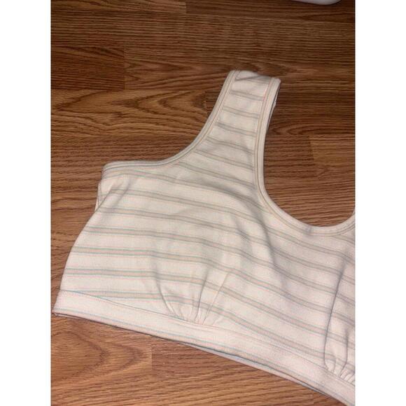 Old Navy Striped Bralette Crop Top Size 3X - Picture 5 of 9